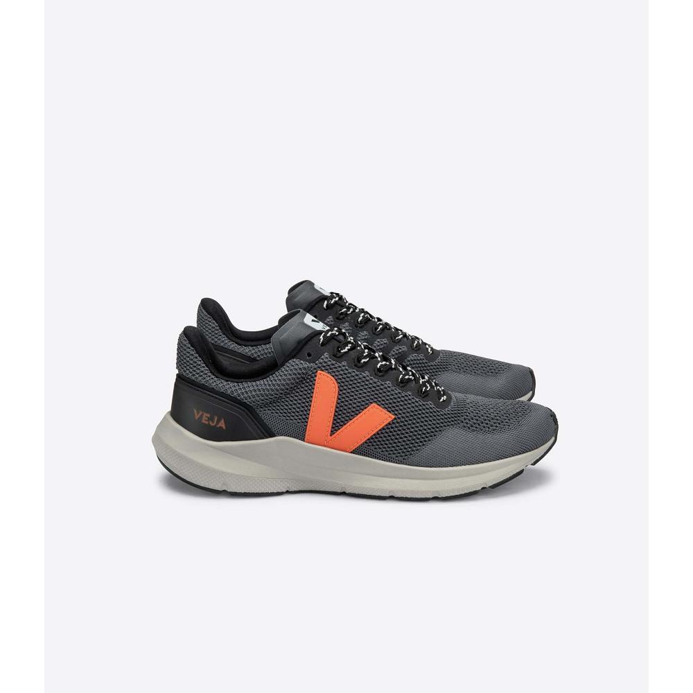 Veja MARLIN LT V KNIT Men\'s Running Shoes Orange/Black | NZ 148XYU